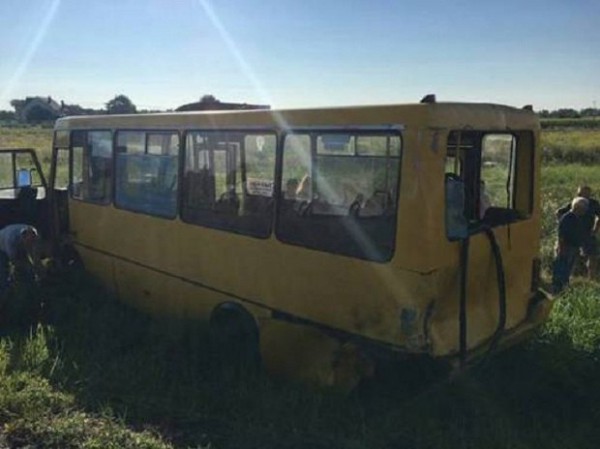 В маршрутке пострадал один человек