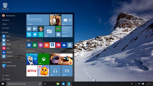 Финальная редакция Windows 10 уже доступна для тестеров