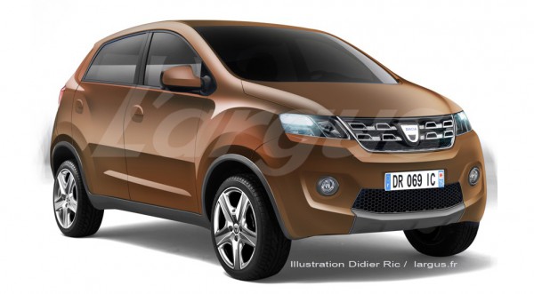 Предполагаемый облик Dacia Kayou