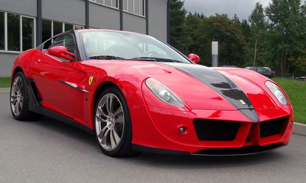 так выглядит новый Ferrari 599 GTB Fiorano Mansory Stallone