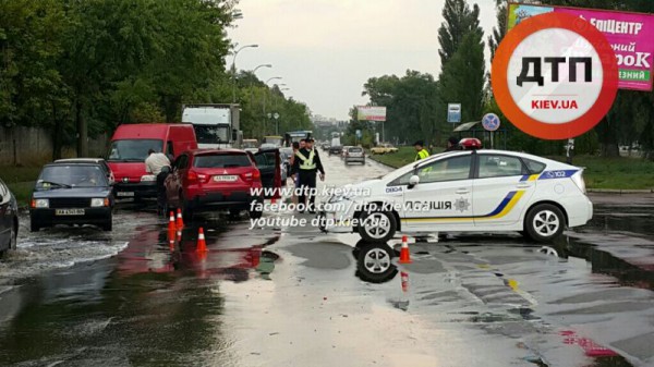 Патрульные попали в аварию