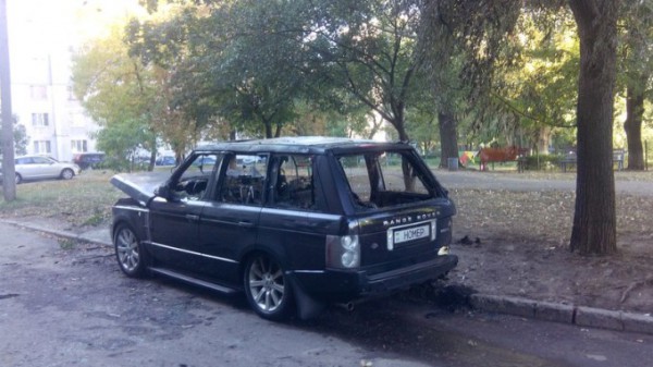 Внедорожник серьезно поврежден