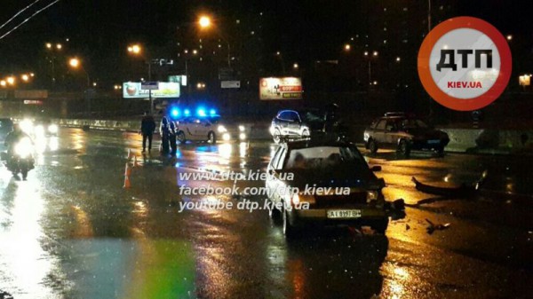 Авария с Porsche в Киеве