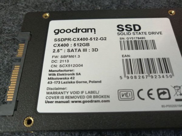 Обзор SSD Goodram CX400