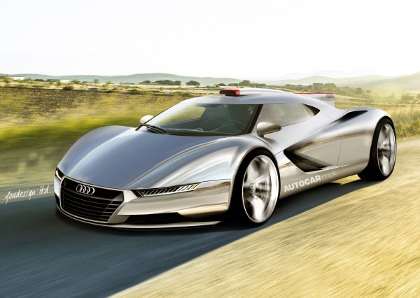 Таким может быть Audi R10 – гибридный суперкар