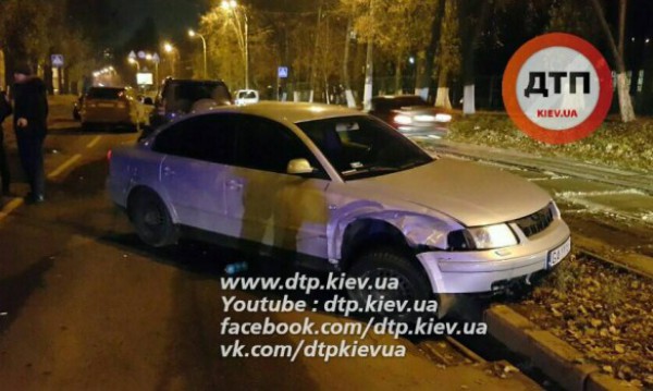 Погоня с перестрелкой в Киеве