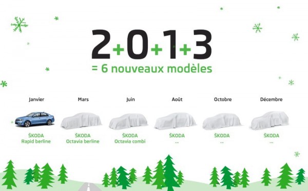 Календарь премьер Skoda на 2013 год