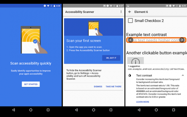 Скриншоты Voice Access