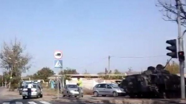 Боевики устроили аварию