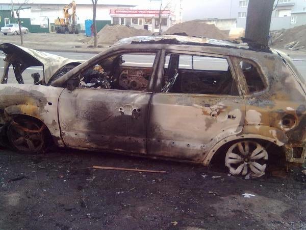 Tucson сожгли в Киеве