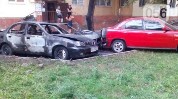 Последствия взрыва в Днепропетровске