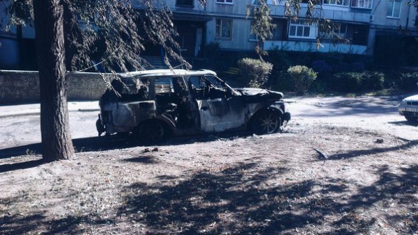 Внедорожник серьезно поврежден