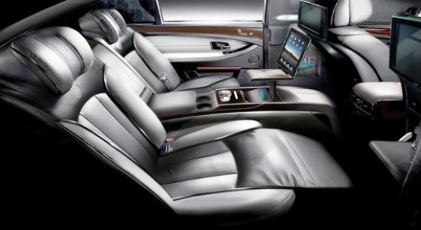 Обновленный салон седана SsangYong Chairman
