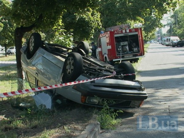 Место смертельной аварии