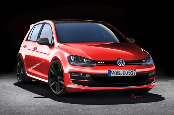 Неофициальная иллюстрация VW Golf GTI