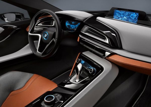 Салон BMW i8 Spyder