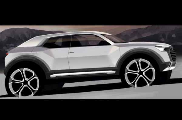 Единственный официальный тизер предстоящего Audi Q1