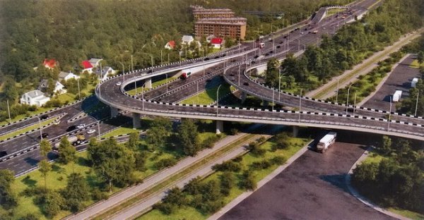 Многоуровневую развязку планируется открыть в ноябре 2011 года