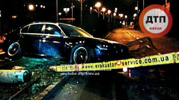 Ночная авария в Киеве