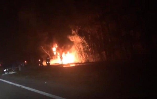 Пожр бензовоза