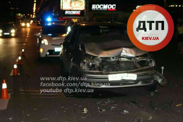 Авария на Оболонском проспекте