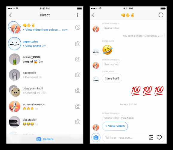 Instagram тестирует мессенджер