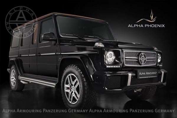 Бронированный внедорожник Mercedes-Benz G63 AMG