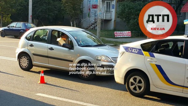 ДТП с полицейскими в Киеве