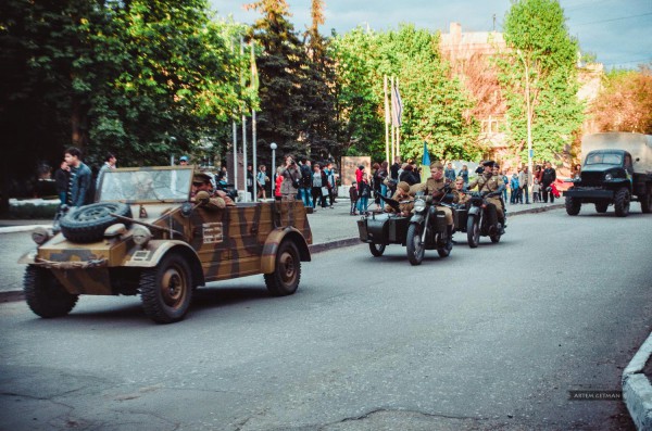 Автопробег на технике Второй мировой