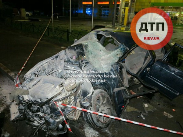 Авария Audi в Киеве