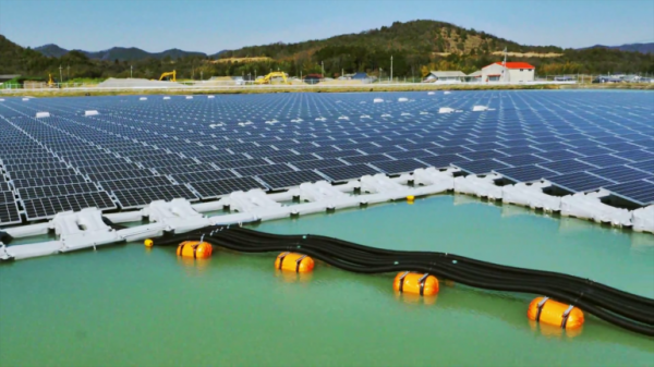 Солнечная электростанция на воде