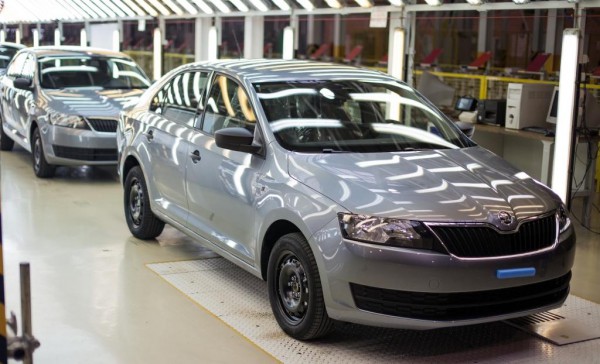 Первые Skoda Rapid сошли с конвейера завода Еврокар