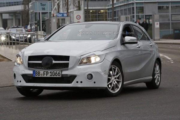 Новый Mercedes A-Class на тестах