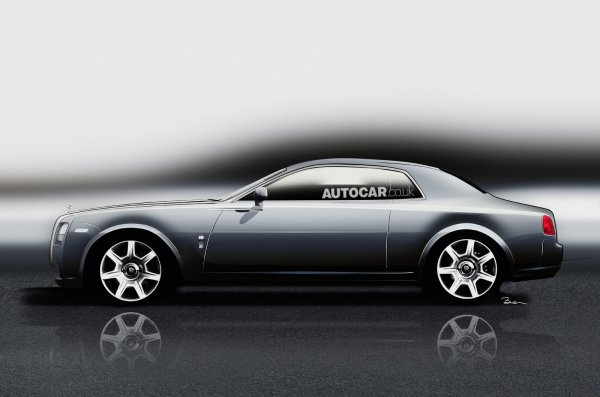 Иллюстрация спортивного купе Rolls-Royce Ghost