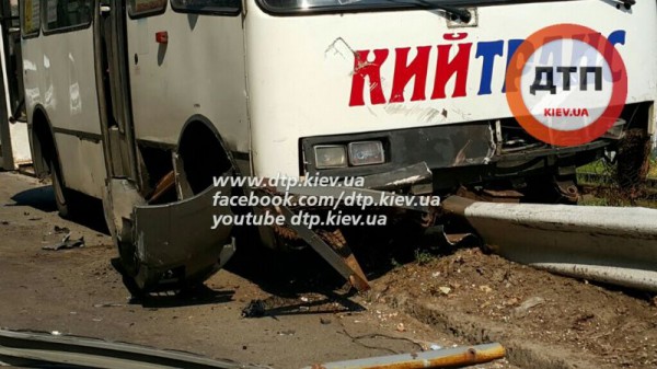 Последствия аварии в Киеве