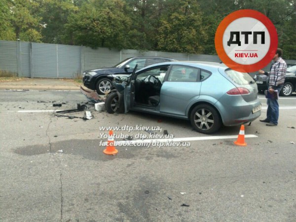Масштабная авария под Киевом