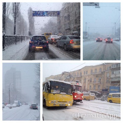 Передвижение по дорогам крайне затруднено