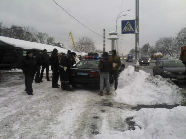 Место аварии