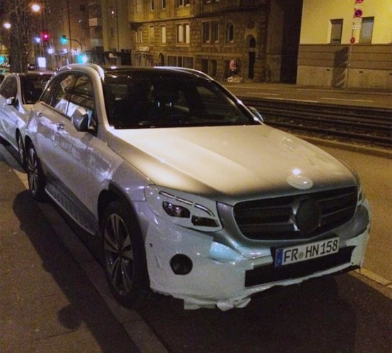 Mercedes GLC на тестах в Штутгарте
