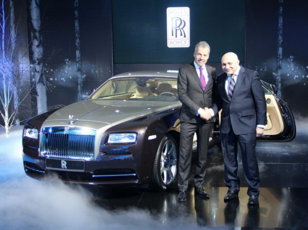Wraith в Киеве представил лично глава компании Rolls-Royce