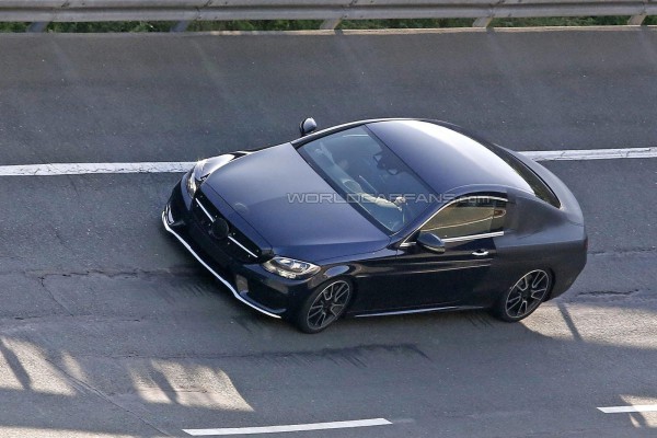 Mercedes C-Class Coupe на тестах
