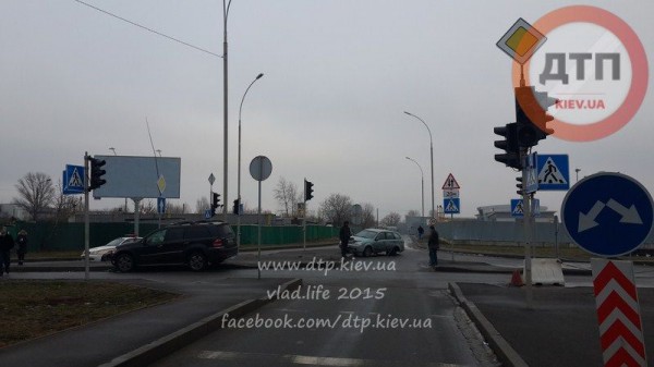 Место аварии