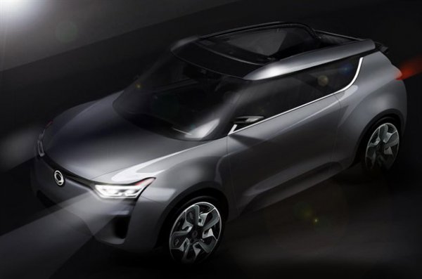 Первые тизеры концепт-кара SsangYong XIV-2