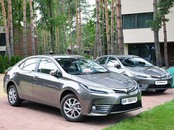 В Украине презентовали обновленную Corolla