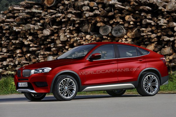 Неофициальная иллюстрация BMW X4 – «младшего брата» X6