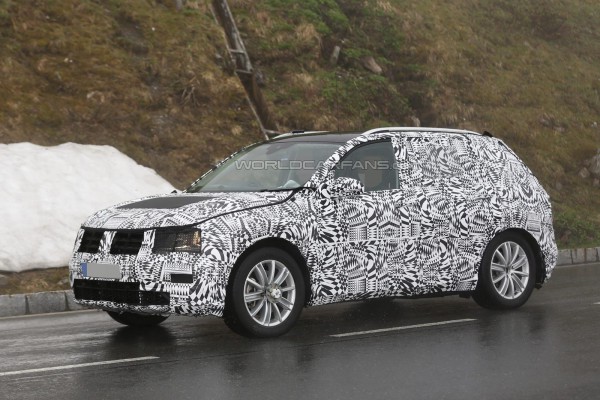 Новый VW Tiguan на тестах