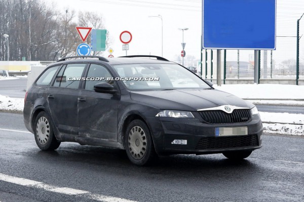 Прототип Skoda Octavia Combi RS на тестах