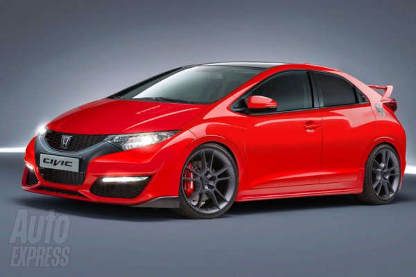 Неофициальная иллюстрация нового Honda Civic Type R