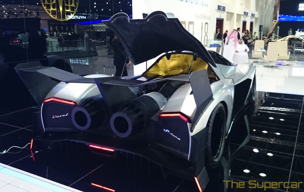 Devel Sixteen сзади выглядит, как истребитель
