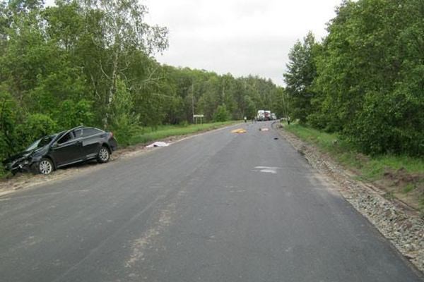 Место смертельной аварии